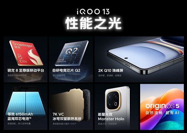 iQOO 13曼岛配色版本开售，起售价同为3999元